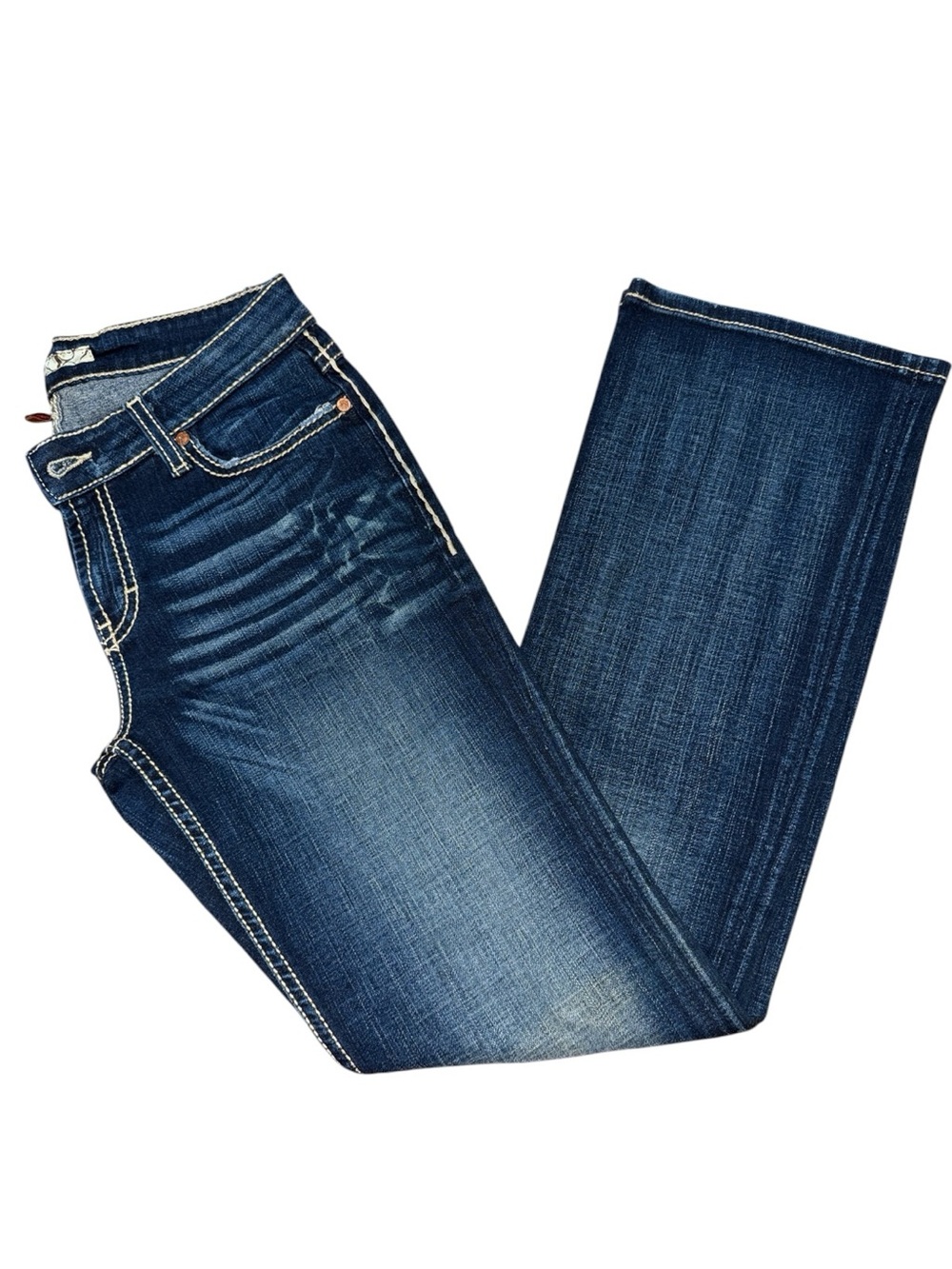 Women's BKE “Kate” Dark Blue Boot Cut Jeans - 28
